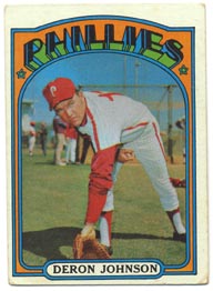 1972 Topps Baseball Cards      167     Deron Johnson